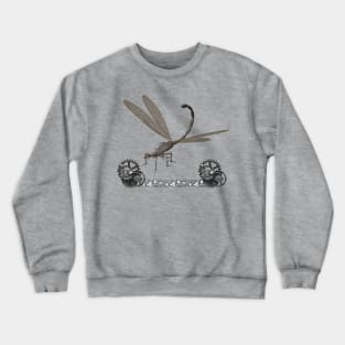 steampunk dragonfly Crewneck Sweatshirt